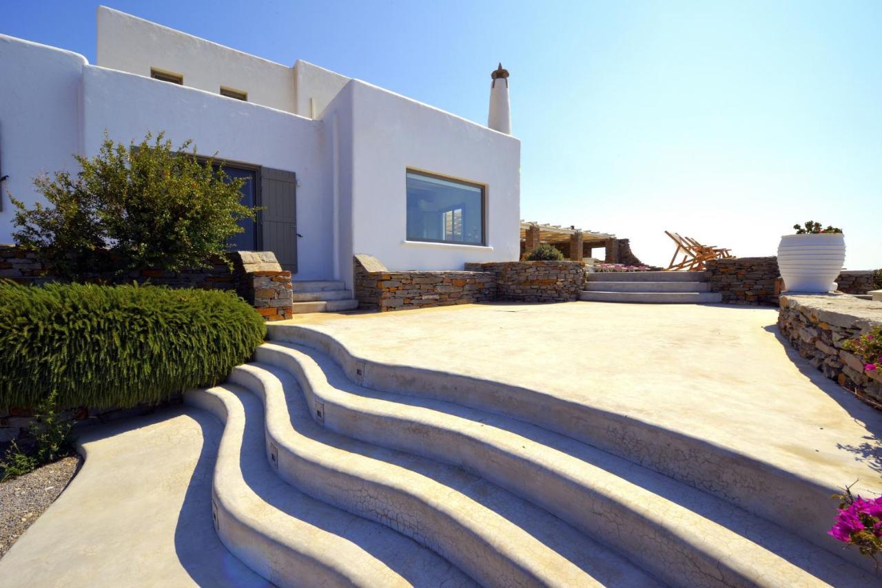 Spectacular Sunset View Villa At Melissaki Ioulis Kültér fotó