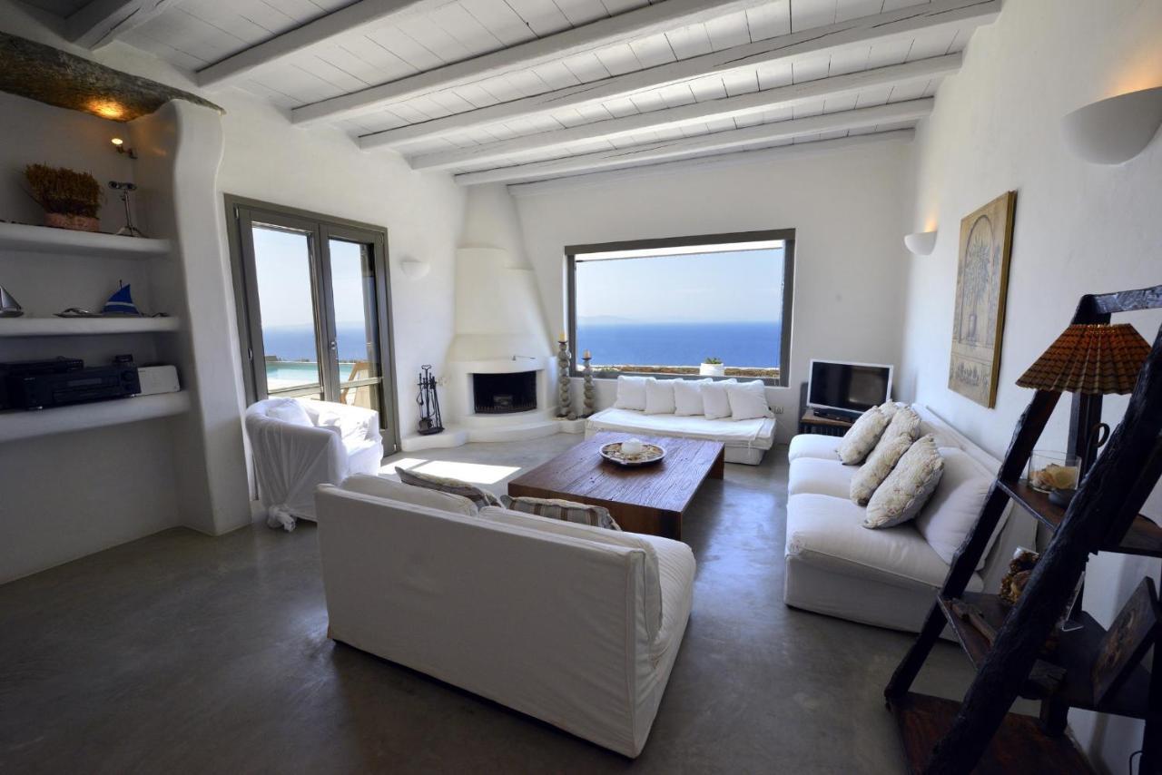 Spectacular Sunset View Villa At Melissaki Ioulis Kültér fotó