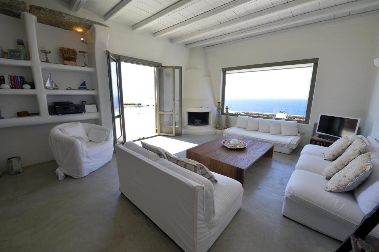 Spectacular Sunset View Villa At Melissaki Ioulis Kültér fotó
