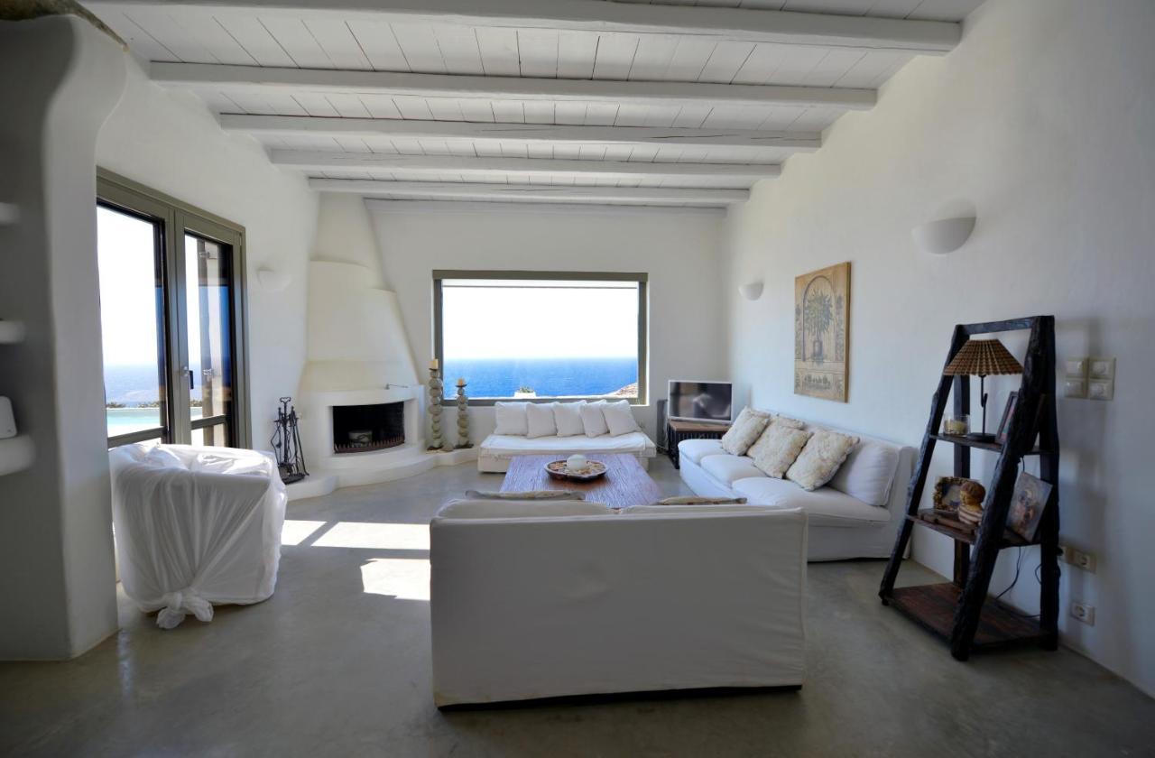 Spectacular Sunset View Villa At Melissaki Ioulis Kültér fotó