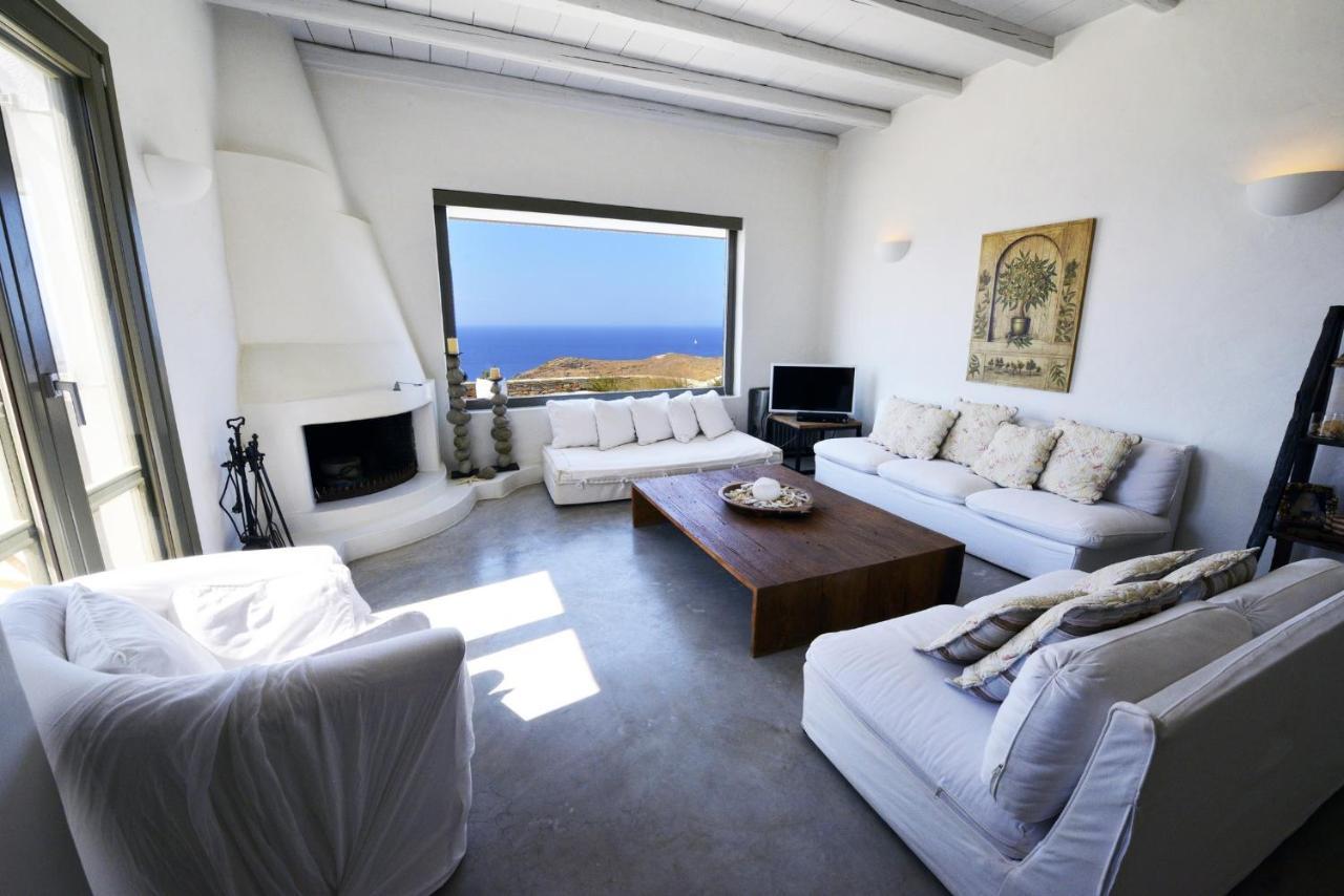 Spectacular Sunset View Villa At Melissaki Ioulis Kültér fotó